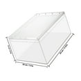 thumbnail image 2 of Raindrops Transparent Acrylic Reptile Cage Household Snake Keeper Multi Function Breeding Box, 2 of 8