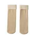 thumbnail image 2 of CFMIURAN Beige Warm Knee High Socks, Socks Ultrasoft Velvet Slim Thermal Socks Fleece Cozy Socks for Selected Velvet, 2 of 9