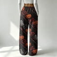 thumbnail image 6 of Trgacdwlo Halloween Print Lounge Pants Women Fleece Ghost Graphic Spooky Pajama Bottoms Women Winter Warm Fuzzy Pj Pants for Women, 6 of 6
