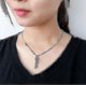 thumbnail image 2 of Hug Necklace For Women Mens,affectionate Hug Couple Necklace--Black Silver-Product code 30089 Black Silver, 2 of 5