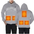 thumbnail image 5 of UJNDER Unisex Heated Hooded Sweatshirt USB Warming 5 Pullover Long Sleeve Outdoor Casual Grey XXXL, 5 of 5