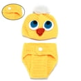 thumbnail image 2 of Adorable disfraz de bebé de ganchillo, pollo amarillo, ropa tejida para recién nacidos, accesorios de fotografía (sin zapatos), 2 of 6