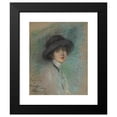 thumbnail image 2 of Alice Pike Barney 12x14 Black Modern Framed Museum Art Print Titled - The Traveler (1909), 2 of 5