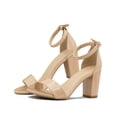thumbnail image 1 of Zapatilla Pulsera Lady Paulina para Mujer Elegante Oficina Charol Carne 26, 1 of 6