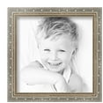 thumbnail image 2 of ArtToFrames 10" x 10" Champagne Pebble Metallic Picture Frame, 10x10 inch Silver Wood Poster Frame (WOM-5258),  Pack, 2 of 7
