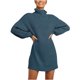 thumbnail image 1 of Puntoco suéter moda mujer sólido manga larga suéter vestido cuello alto suéter vestido jersey liquidación de Navidad Puntoco Puntoco-1133, 1 of 7