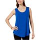 thumbnail image 1 of JM Collection - Camiseta sin mangas con cuello redondo para mujer, azul, mediano JM Collection Camiseta sin mangas, 1 of 2