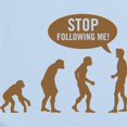 thumbnail image 2 of CafePress - Evolution Is Following Me Infant Bodysuit - Baby Light Bodysuit, Size Newborn - 24 Months, 2 of 4