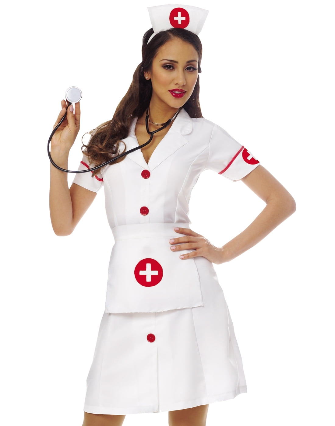 Franco Sexy Fetish Fantasy Nurse Womens Halloween Fancy Dress Costume