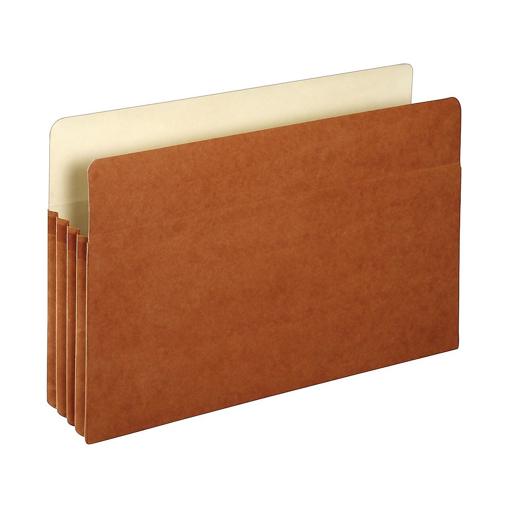 Staples File Pockets 3 5 Expansion Legal Size Brown 25 Box 1526ES