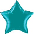 thumbnail image 1 of Loftus International Q3-6576 20 in. Teal Star Shape Party Balloon, 1 of 3