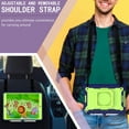 thumbnail image 2 of iPad 10.2-inch 2020/2019 Case with Soft Screen Protector, Dteck 3 in 1 Hybrid Rugged Shockproof Handle Kickstand Case with Shoulder Strap for iPad 8th Gen/iPad 7th Gen,Navy+Green, 2 of 8