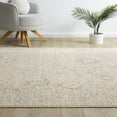 thumbnail image 3 of Harlow Hill Villa 2' x 3' Beige/Ivory Bordered Performance Indoor Area Rug, 3 of 7