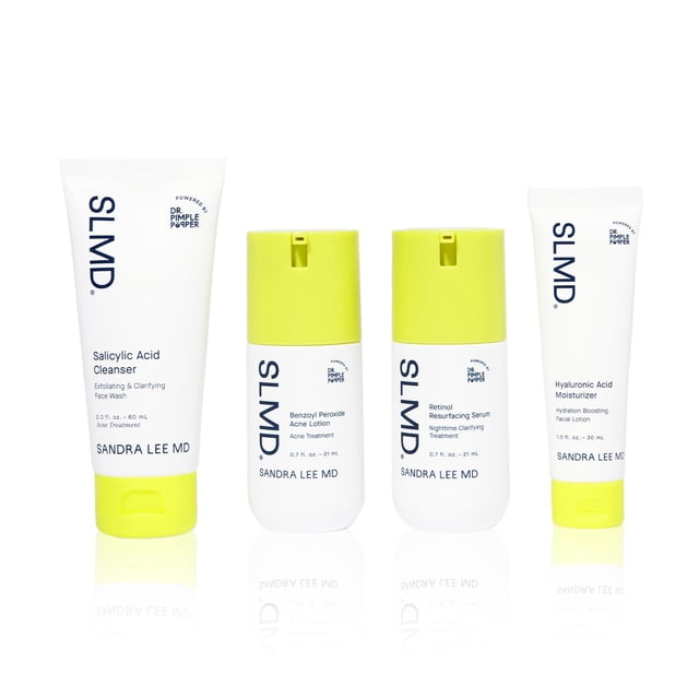 Kit de cuidado de la piel Acne System SLMD de Dr. Pimple Popper para 30 días y 4 piezas
