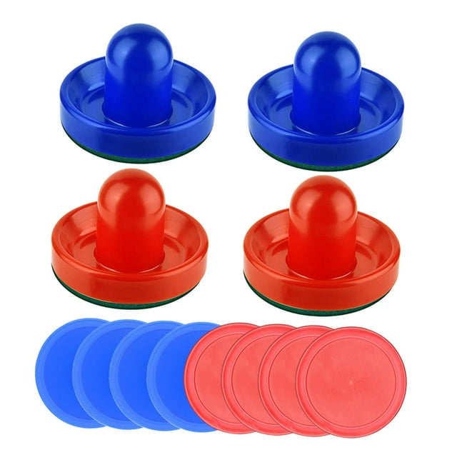 QualitChoice Pousseurs et Rondelles de Air Hockey Palettes de Air Hockey pour Hockey de Table à Domicile Style Familial E Style E