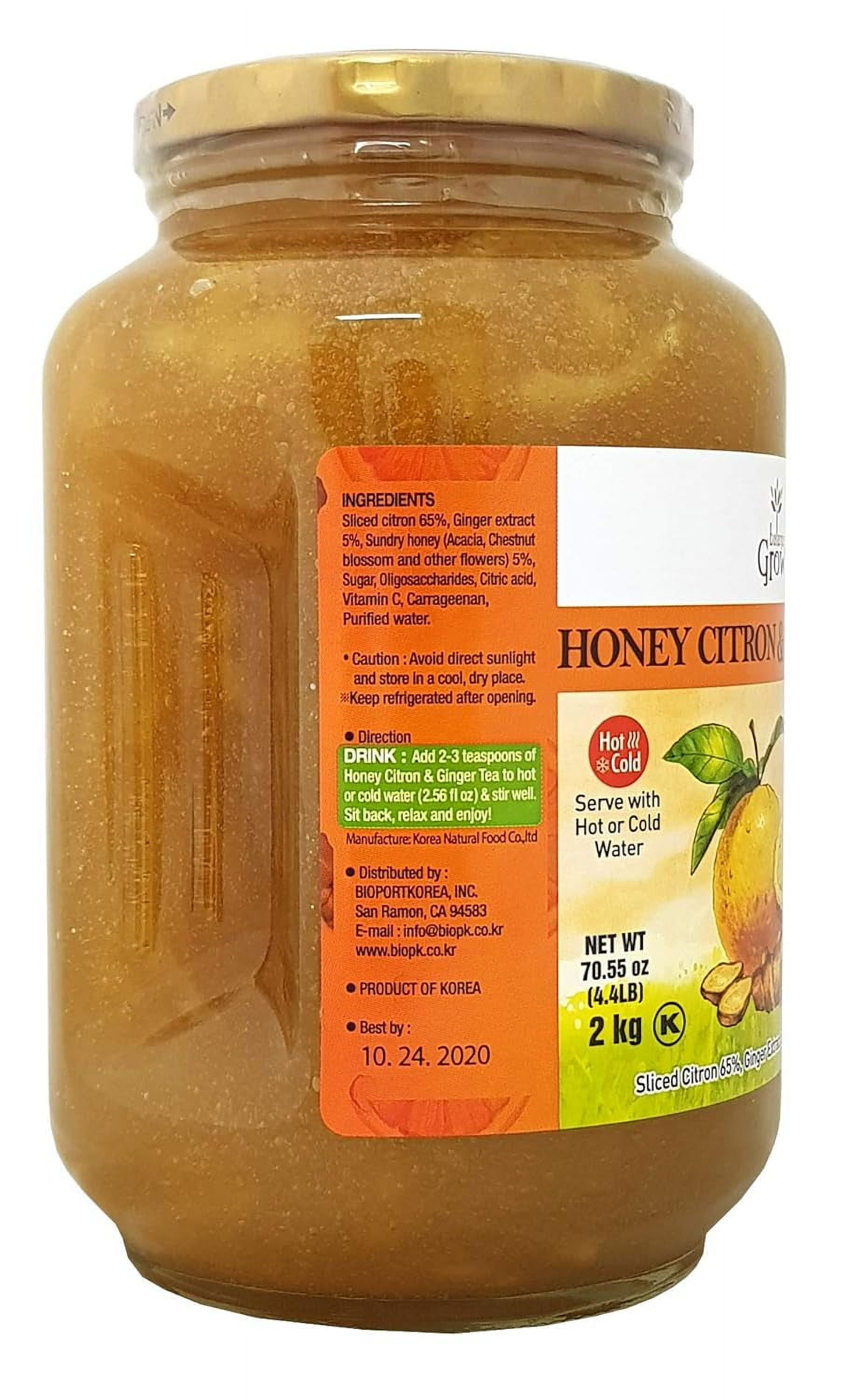 Balance Grow Honey Citron & Ginger Tea, 70.55oz (4lbs/2kg), 1 Count