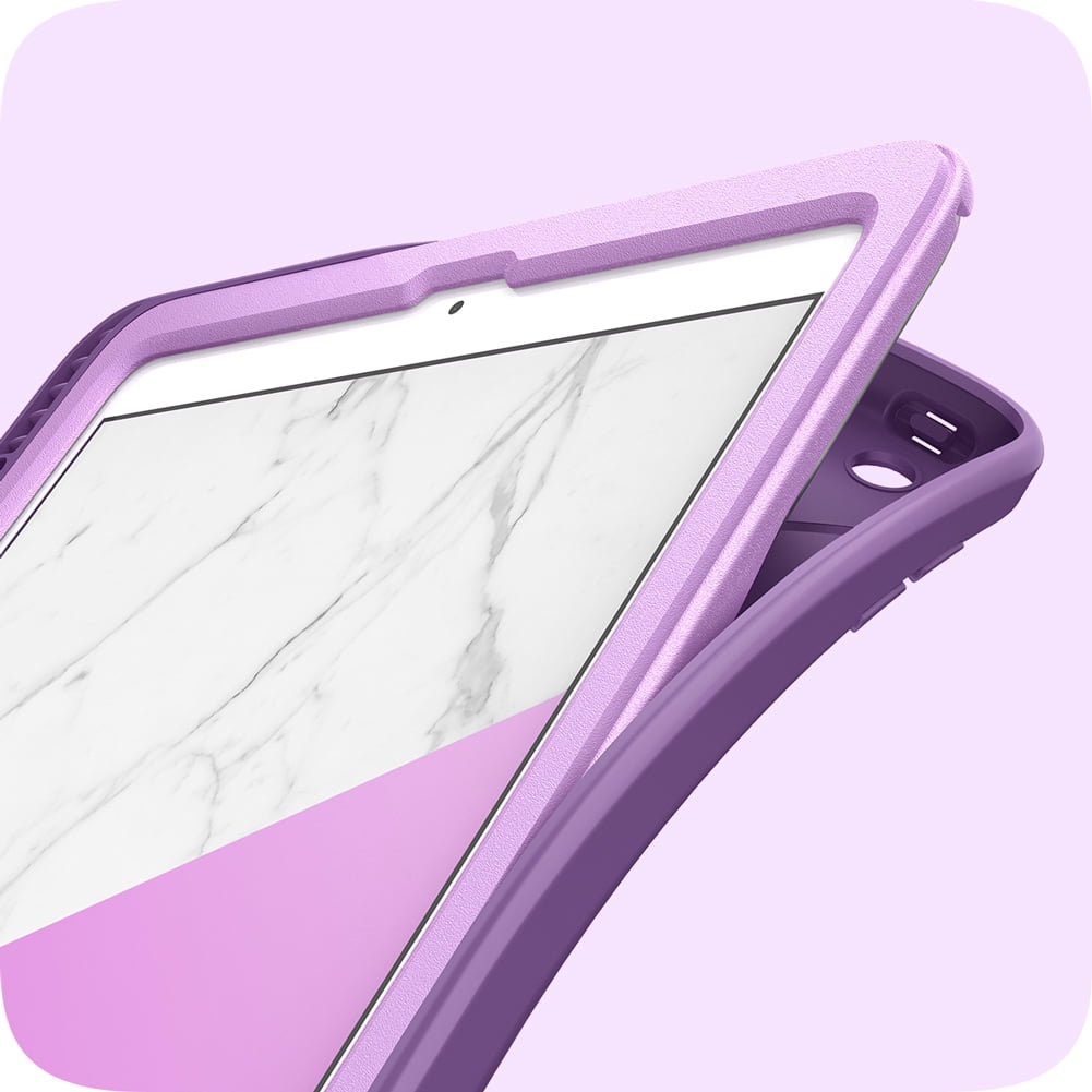 New iPad 9.7 Case 2018/2017, [Built-in Screen Protector] i-Blason [Cosmo] Full-Body Trifold Stand Protective Case Cover with Auto Sleep/Wake & Apple Pencil Holder for Apple iPad 9.7 Inch (Ameth)