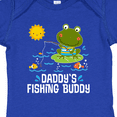 thumbnail image 4 of Inktastic Daddys Fishing Buddy Cute Frog Boys or Girls Baby Bodysuit, 4 of 5