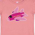 thumbnail image 4 of Inktastic Girls Pink Airplane Pilot Girls Baby T-Shirt, 4 of 5