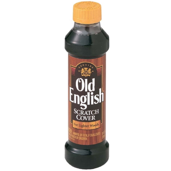 Old English Scratch Cover For Light Woods, 8oz Bottle, Wood Polish