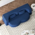 thumbnail image 3 of Miniyam 15" Full Size Folding Mattress Floor Sofa with 2 Pillows for Living Room, Guest Bed, Playroom, No Assembly Required, Blue, 3 of 9