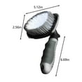 thumbnail image 3 of Tgbvmt Car Tire Brush with Large Curved Head Design for Strong Stain Removal Comfortable Grip Ideal Tire Cleaning Multi-Use Vehicle Maintenance Kitchens Bathrooms Easy Store with Suspension Design, 3 of 9