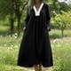thumbnail image 2 of Vestido de Verano Casual de las Mujeres sin Mangas Gradual Vestido Largo con Cuello en V, Maxi Suelto Fluido para la Playa Y el Uso de Vacaciones, 2 of 8
