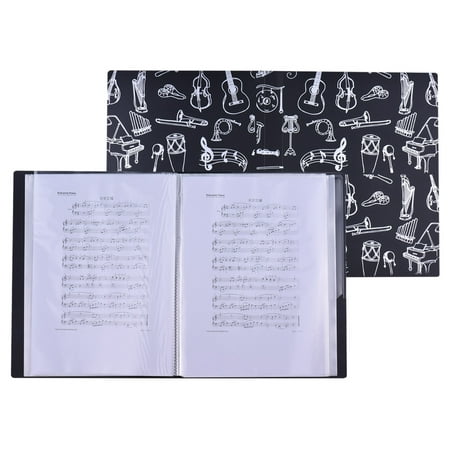 Music Sheet Score File Paper Documents Storage Folder Holder Plastic A4 Size 40 Package (Best Way To Store Music Files)