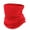 Red, variant on Fleece Snood Scarf Neck Warmer Beanie Hat Ski Balaclava Thermal Ski Wear-Black-1Piece