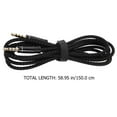 thumbnail image 2 of 4pcs Professional Audio Cable 3.5mm Male to Male Nylon Auxiliary Cable, 2 of 6