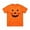 Orange, variant on Men's T-Shirts Halloween Pumpkin Smile Printed T-Shirt Crew Neck Short Sleeve Graphic Tee Theme Party T-Shirts for Man Dailywear,Black,L