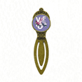 thumbnail image 1 of Marque-Page Rétro Fleurs Violettes Bloong Letters, 1 of 4