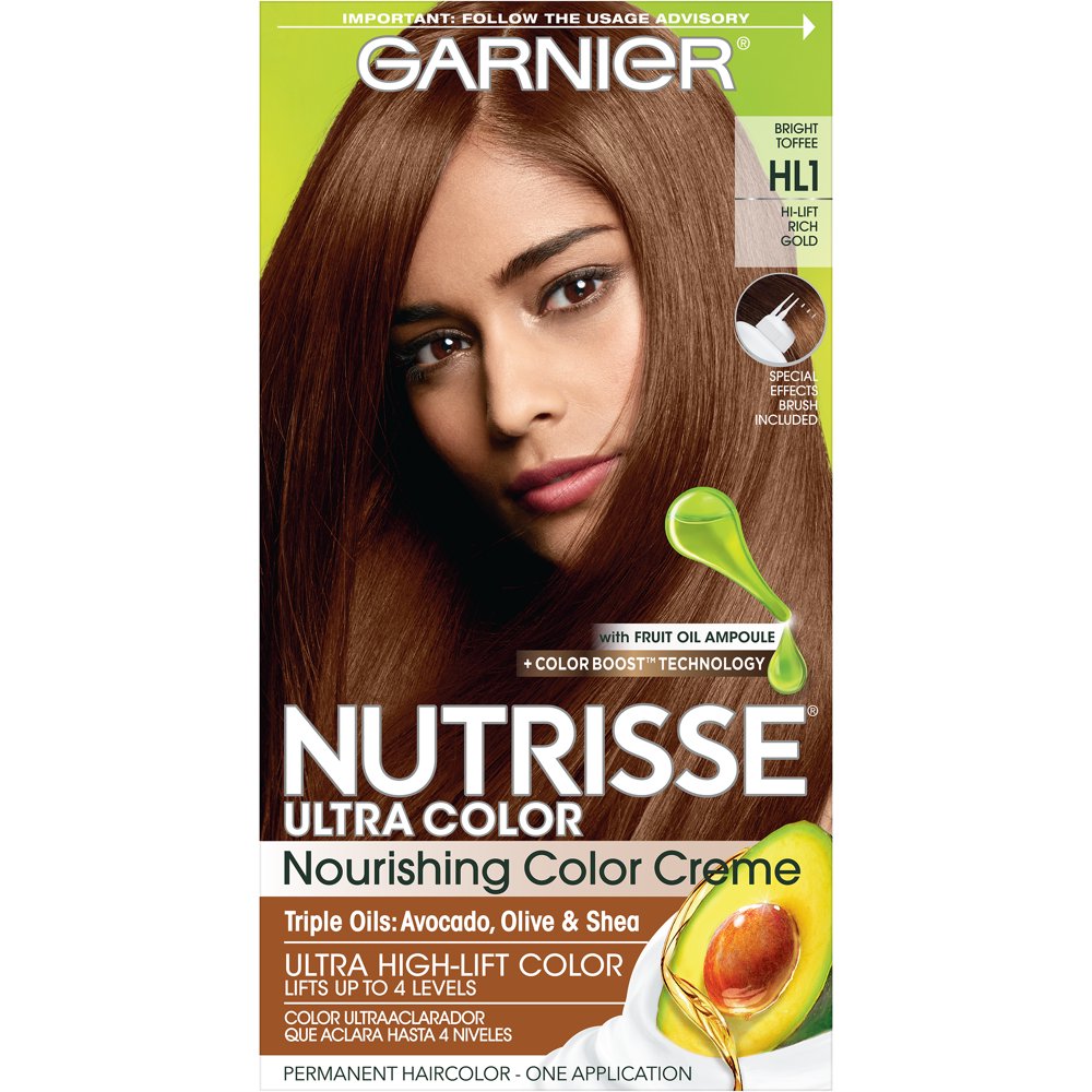 Garnier Nutrisse Ultra Color Nourishing Hair Color Creme, HL1 Rich