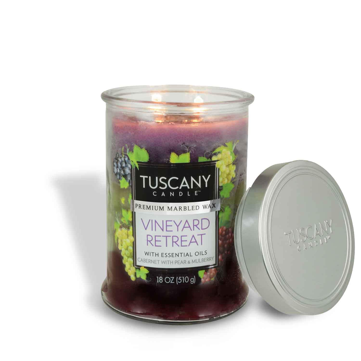 Vineyard Retreat Long-Lasting Scented Jar Candle (18 oz)