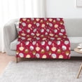thumbnail image 1 of Golden Girls Illustration In Stay Golden Yellow Lightweight Cozy Bed Blanket, 1 of 8