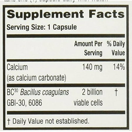 Digestive Advantage Daily Probiotic Capsules, 30 ct (Pack of 2)