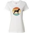 thumbnail image 3 of Inktastic Doberman Dog Retro Sunset Women's T-Shirt, 3 of 5
