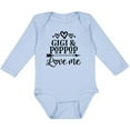 thumbnail image 3 of Inktastic Gigi and Poppop Love Me Girls Long Sleeve Baby Bodysuit, 3 of 5