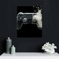 thumbnail image 4 of JEUXUS  Gamepad Poster Wall Pictures Black and White Gaming Theme Wall Canvas Painting Art Poster Game Canvas Wall Art Boys Playroom Decor Boys Room Wall Art, 4 of 4