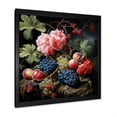 thumbnail image 2 of Designart "Renaissance Grapes Fruit Painting II" Food & Beverage Framed Wall Art Decor - Traditional Pink Fruits Bedroom Framed Canvas Wall Art, 2 of 6
