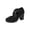 Black, variant on Women Mary Jane Pumps Elastic Strap Platform Block Heel Vintage Comfortable Chic Shoes for Office Party