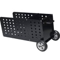 thumbnail image 3 of Metal Firewood Cart with Rolling Wheel, Heavy Duty 200lbs Load Capacity Outdoor Rolling Cart Dolly Storage Holder, 3 of 7