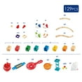 thumbnail image 6 of Hape Quadrilla Super Spiral Wooden Marble Run Construction,  101 Pieces, 6 of 9