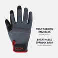 thumbnail image 2 of Guantes de trabajo HANDLANDY de piel sintética con pantalla táctil para hombre XL, 2 of 8