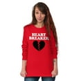 thumbnail image 3 of Heartbreaker Valentines Day Break Up Long Sleeve TShirt Men Women Brisco Brands L, 3 of 6