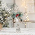 thumbnail image 4 of Adorno para árbol de Navidad, colgante de estrella de cinco puntas, adornos de Pinecone de bayas, decoración de Año Nuevo, 2024, 4 of 4