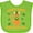 Apple Green, variant on Inktastic St. Patrick's Day Happy Saint Purrtrick's Day Boys or Girls Baby Bib