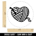 thumbnail image 2 of Yarn Heart Crocheting Rubber Stamp for Scrapbooking Crafting Stamping - Medium 1 Inch, 2 of 7