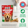 MilkBone Brushing Chews Daily Dental Dog Treats, Large, 33.7 Oz. Bags