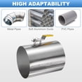 thumbnail image 4 of 6 Inch Duct Backdraft Damper, Manual Adjustment Airflow Volume Damper for Vents Fans Extractors Range Hoods Heating Systems, 4 of 7